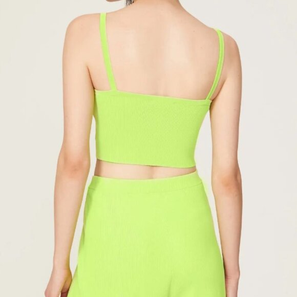 LAPOINTE Green Cropped Tank size medium - Picture 3 of 9